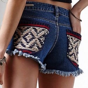 Denim knit pocket PS Erin Wasson shorts